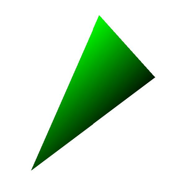 Figure 8-1: A shaded triangle